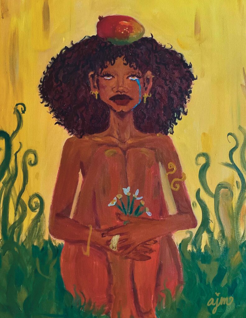 Painting by Alauna Mobley